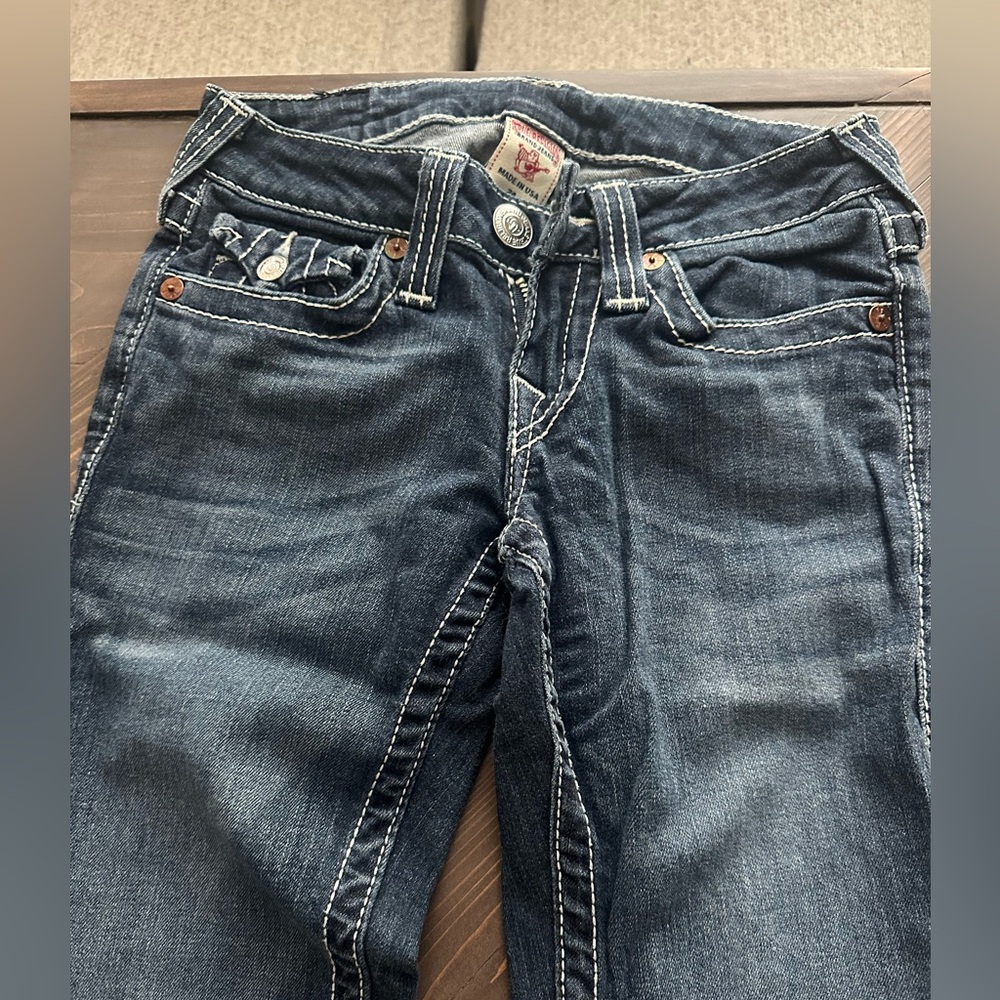 True Religion flare Blue Jeans for Women
